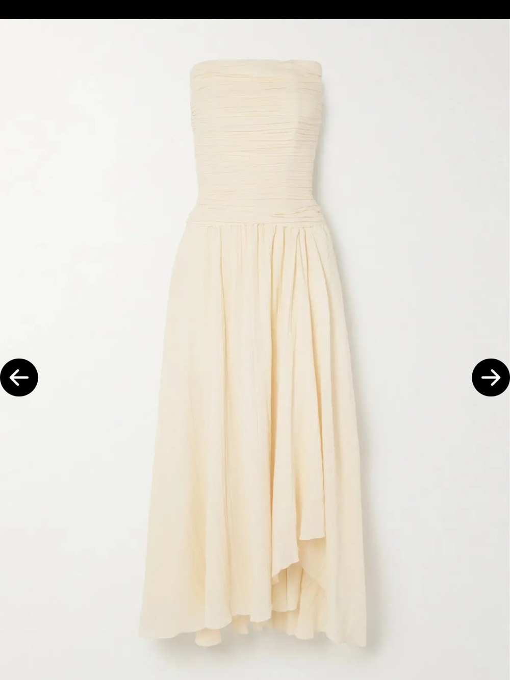 Strapless Staud Buttercream Hightide Dress